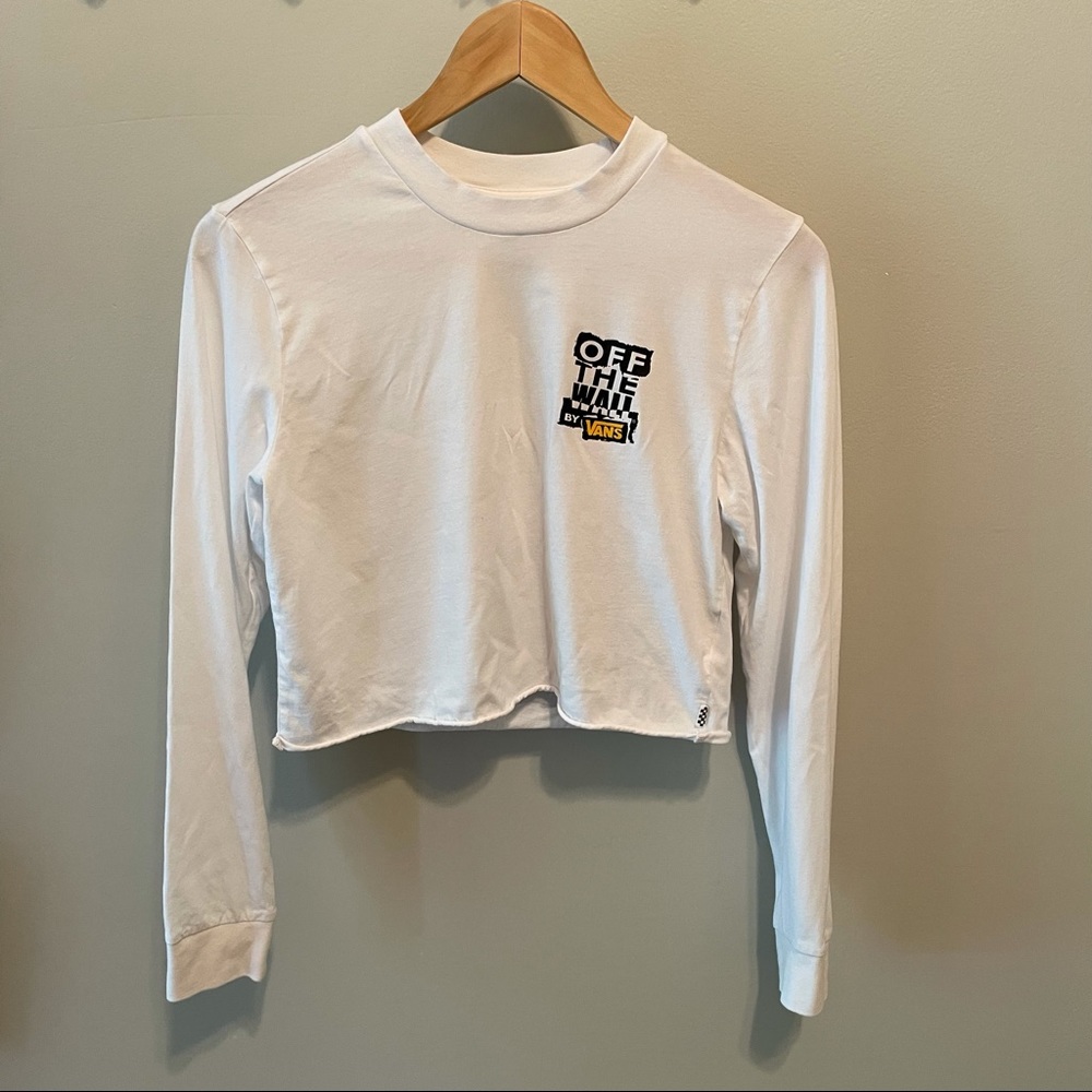 Vans long sleeve crop tee